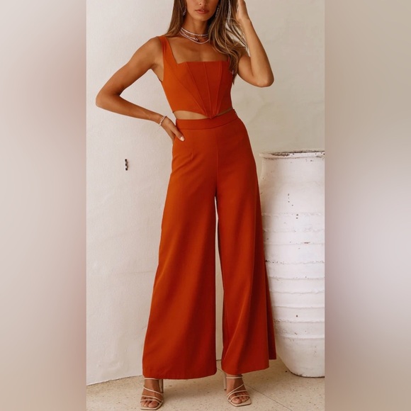 Hello Molly Pants - NWT Hello Molly SO AUTOMATIC PANTS In Orange Women’s Size XL